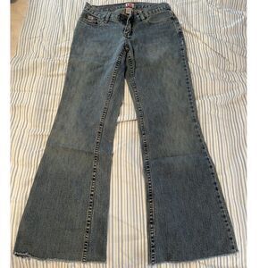 Y2K Tilt Jeans - Flare / Bootcut - 2000's / 90's - 100% Cotton Size 0
